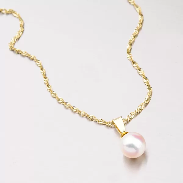 Zlatý prívesok s perlou 352P-130100