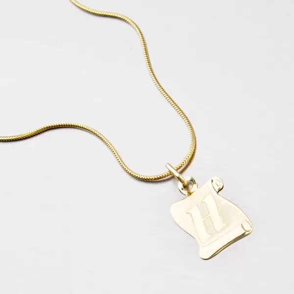 Zlatý pergamen s písmenkom H 43-2065-H