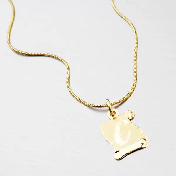 Zlatý pergamen s písmenkom C 43-2065-C