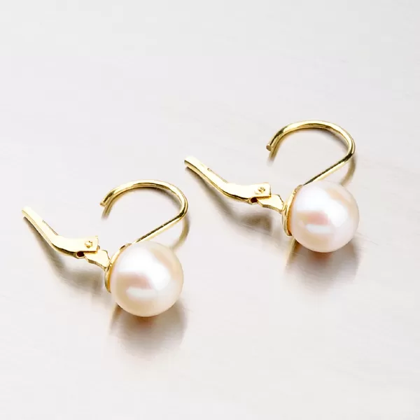 Náušnice s perlou 353-0186