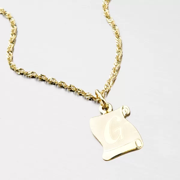 Zlatý pergamen s písmenkom G 43-2065-G