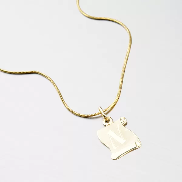 Zlatý pergamen s písmenkom N 43-2065-N