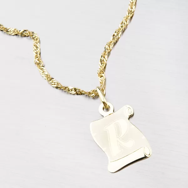 Zlatý pergamen s písmenkom R 43-2065-R