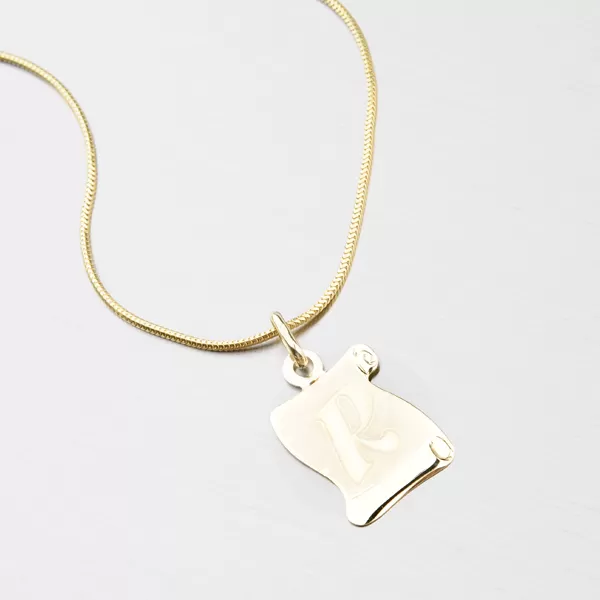 Zlatý pergamen s písmenkom R 43-2065-R