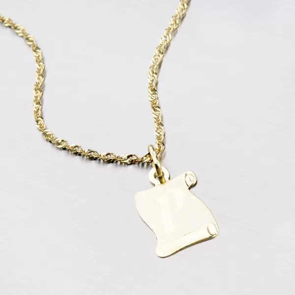 Zlatý pergamen s písmenkom P 43-2065-P