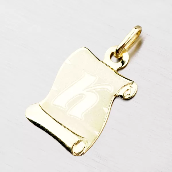 Zlatý pergamen s písmenkom K 43-2065-K