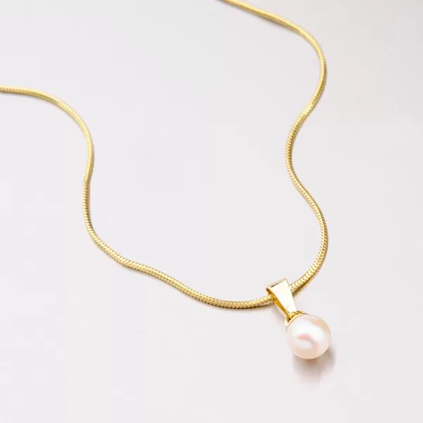 Zlatý prívesok s perlou 352P-130078