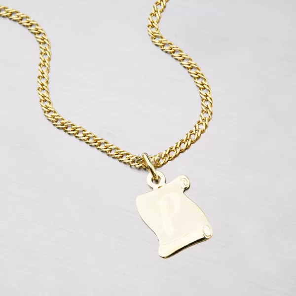 Zlatý pergamen s písmenkom P 43-2065-P