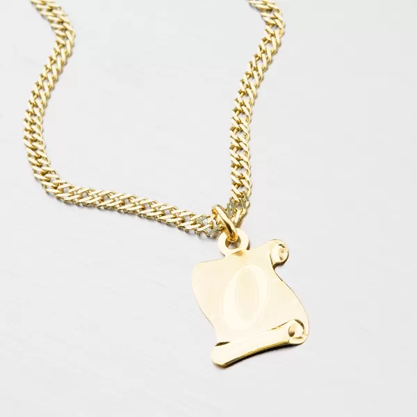 Zlatý pergamen s písmenkom O 43-2065-O