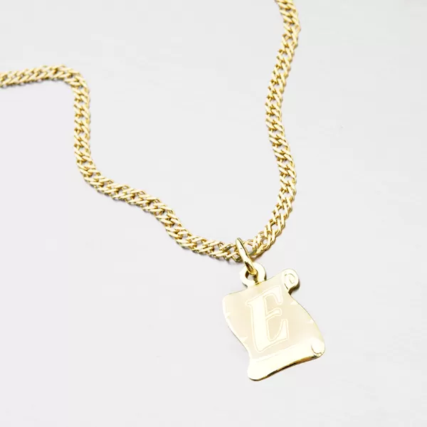 Zlatý pergamen s písmenkom E 43-2065-E