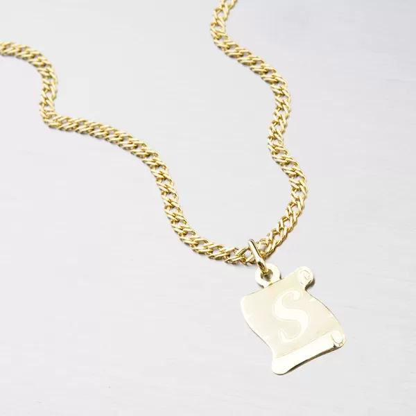 Zlatý pergamen s písmenkom S 43-2065-S