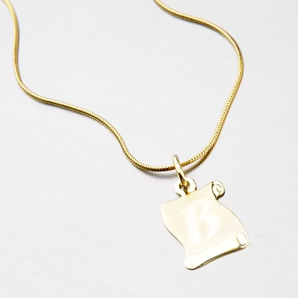 Zlatý pergamen s písmenkom B 43-2065-B