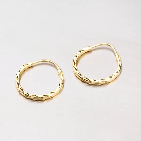 Kruhy zlaté - 15 mm 113-1427