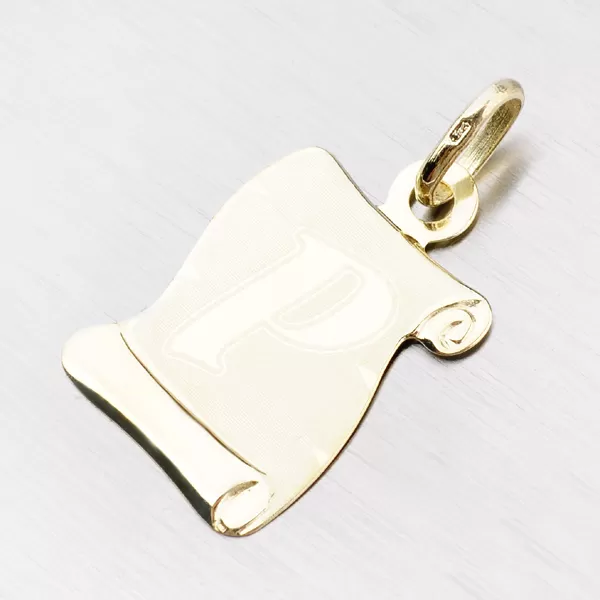 Zlatý pergamen s písmenkom P 43-2065-P