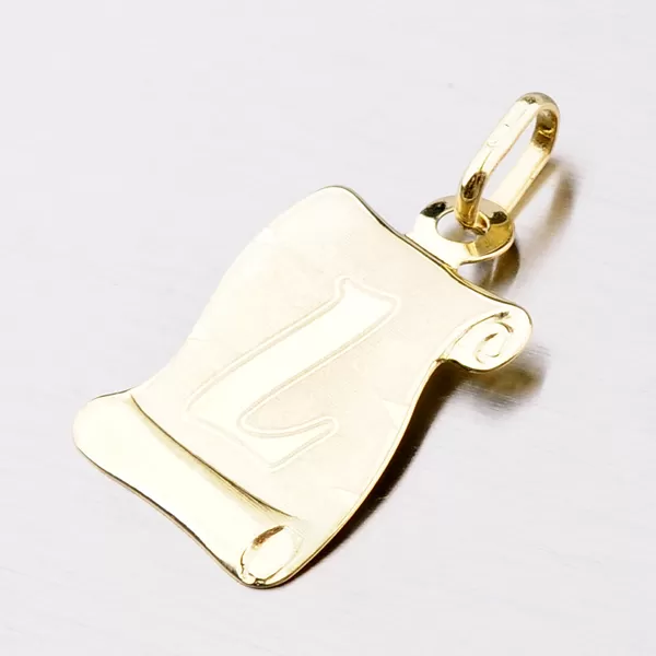 Zlatý pergamen s písmenkom L 43-2065-L