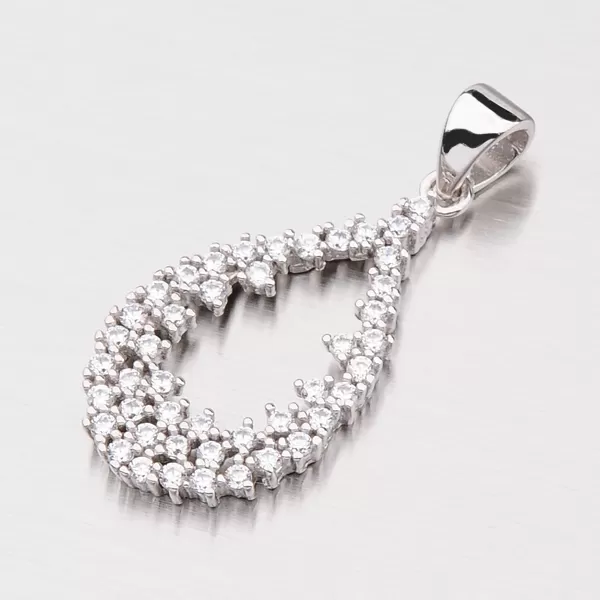 Zlatý prívesok so zirkónmi 147-1020