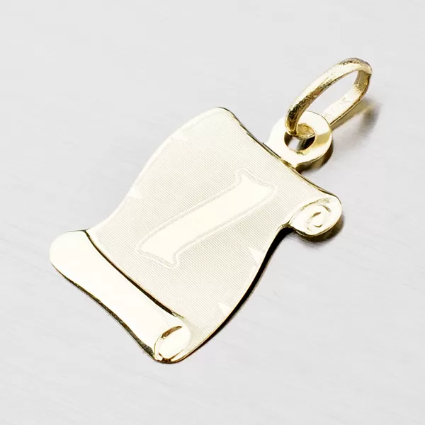 Zlatý pergamen s písmenkom I 43-2065-I