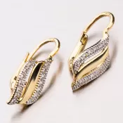 Dámske náušnice so zirkónmi 42-31545