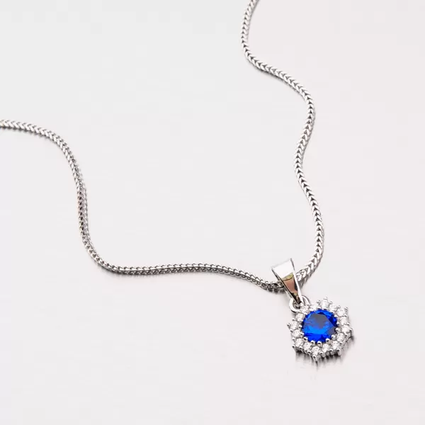 Zlatý prívesok so zirkónmi 357P-130086-02