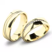 Snubné prstene zo žltého zlata SP-61072Z