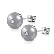 Náušnice s perlou GTTE728