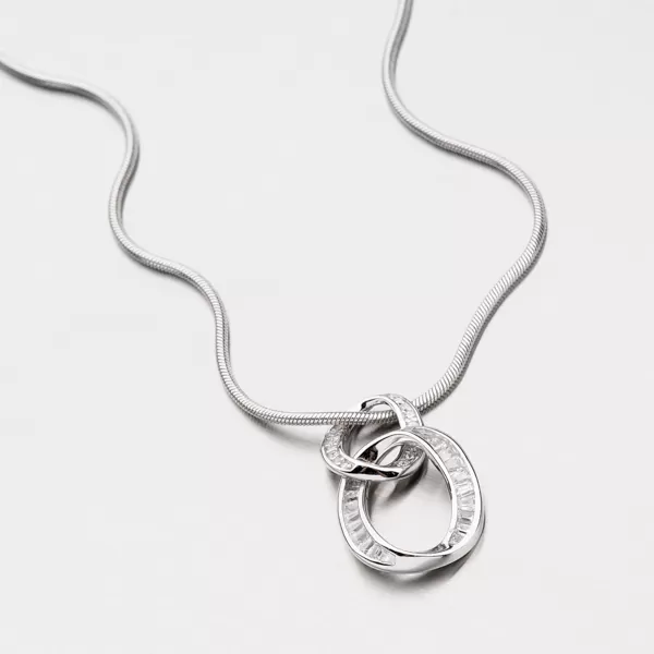 Strieborný prívesok so zirkónmi PXX07180569