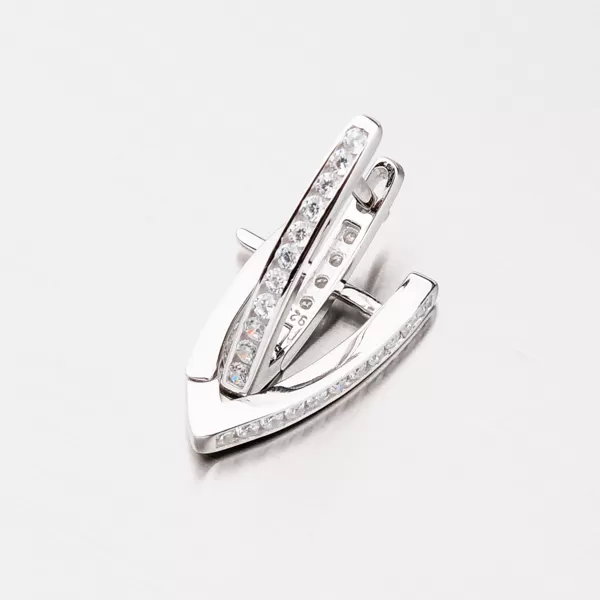 Strieborné náušnice so zirkónmi EXX07180614