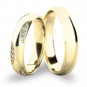 Snubné prstene - žlté zlato SP-61066Z