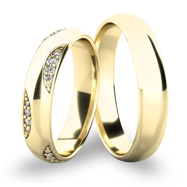 Snubné prstene - žlté zlato SP-61066Z