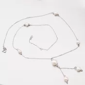 Zlatý perlový náhrdelník 45-1837