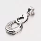 Prívesok zo zlata so zirkónmi 13-177