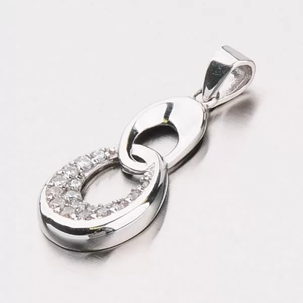 Prívesok zo zlata so zirkónmi 13-177