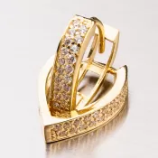 Náušnice so zirkónmi 42-31698