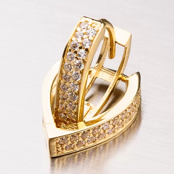 Náušnice so zirkónmi 42-31698