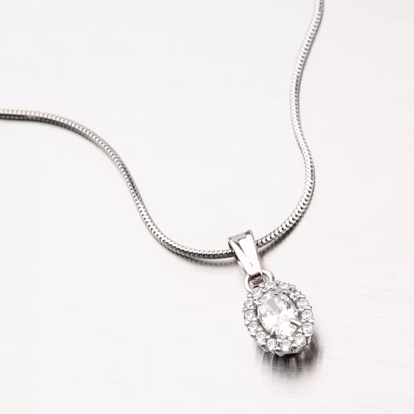 Zlatý prívesok so zirkónmi 13-236