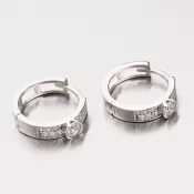 Krúžky z bieleho zlata 12-359