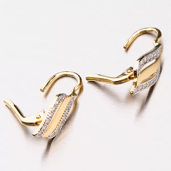 Dámske náušnice so zirkónmi 42-31545