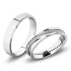 Snubné prstene - biele zlato SP-61070B