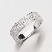 Prsteň zo striebra so zirkónmi RXX07150153