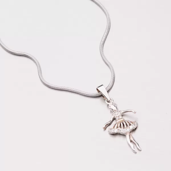 Strieborný baletka - prívesok P1504747-1905-SLX