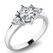 Zásnubný prsteň so zirkónmi ZP-10939-B-ZIR