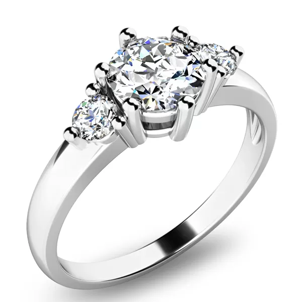 Zásnubný prsteň so zirkónmi ZP-10939-B-ZIR