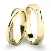 Snubné prstene zo žltého zlata SP-61065Z