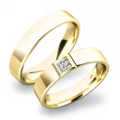 Zlaté snubné prstene SP-61022Z