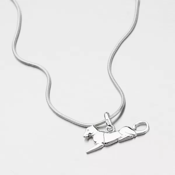 Strieborný prívesok mačkovité šelmy TP6742