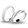 Snubné prstene - biele zlato SP-61069B