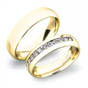 Zlaté snubné prstene SP-61024Z