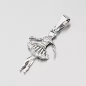 Strieborný baletka - prívesok P1504747-1905-SLX