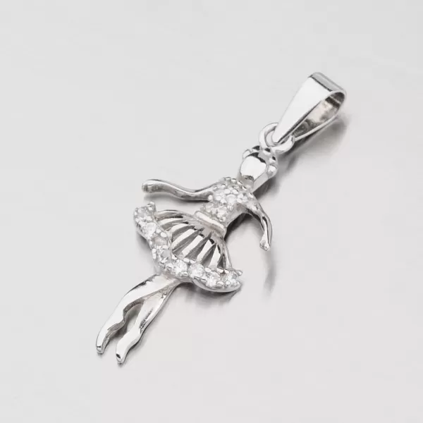 Strieborný baletka - prívesok P1504747-1905-SLX
