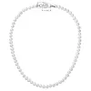 Perlový náhrdelník z pravých riečnych perál biely 22006.1
